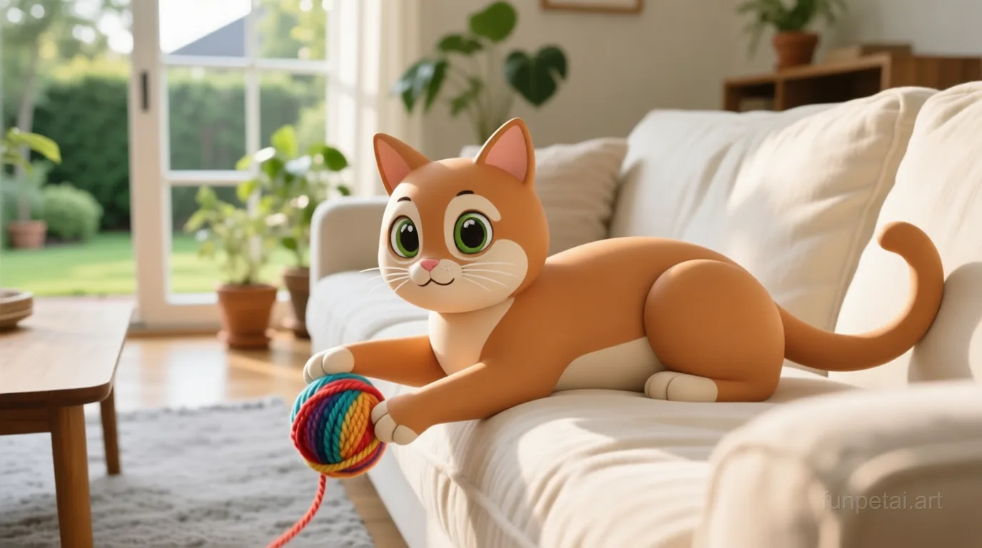 Abyssinian with a tiny-face studio portrait look, cinematic AI pet portrait